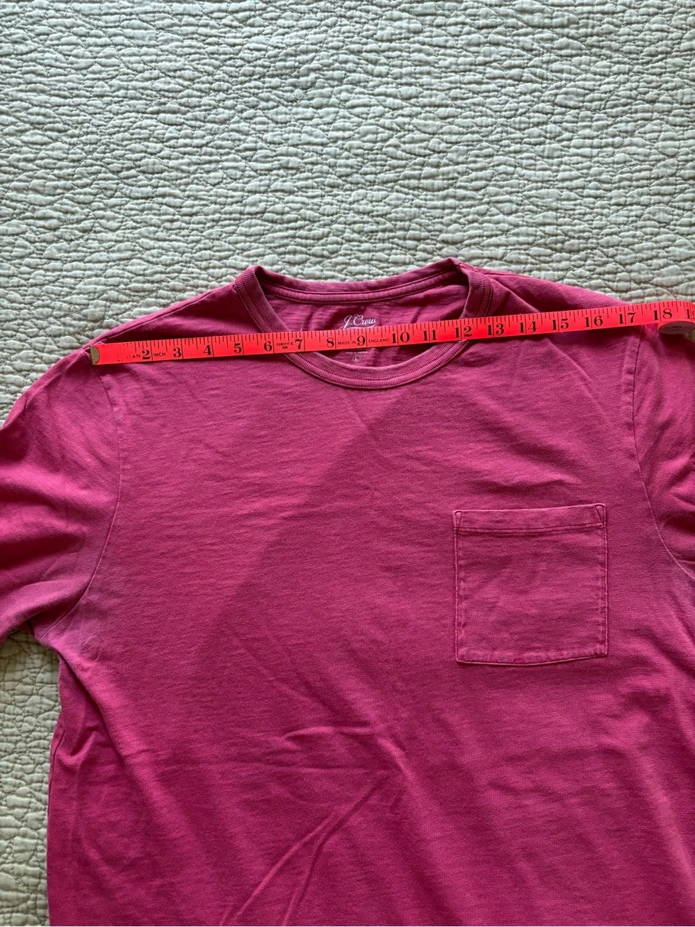 🎉 3/$15 J. Crew Men’s Red Crewneck T-shirt L